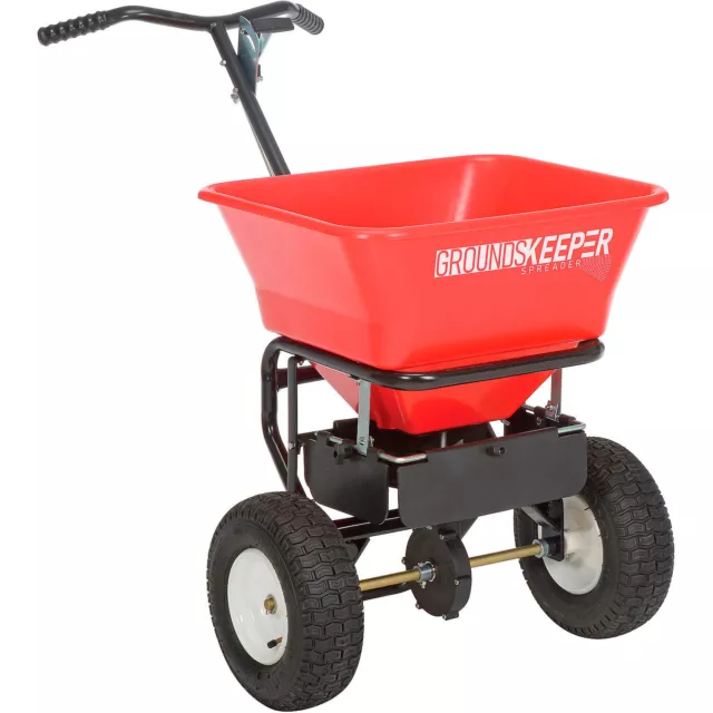Buyers Products Groundskeeper Walk Behind Spreader 100 Lb. Capacity 3042650