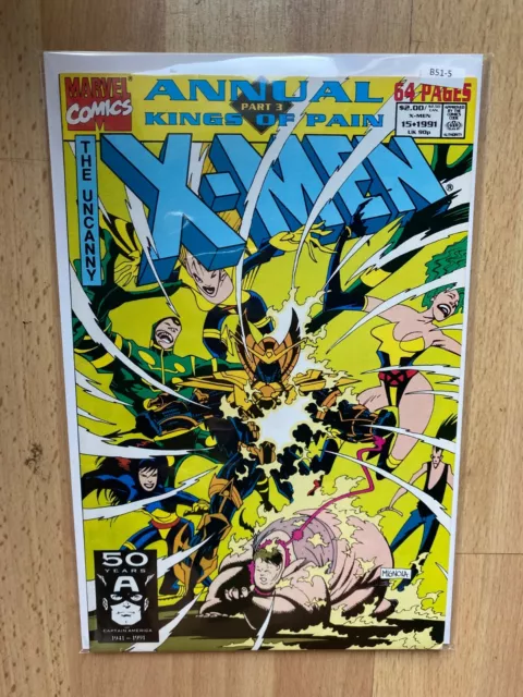 Uncanny X-Men vol.1 Annual #15 1991 High Grade 9.2 Marvel Comic Book B51-5