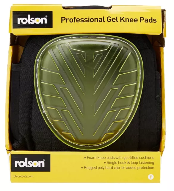 Rolson 82711 Gel Knee Pads, One Size, Fits All