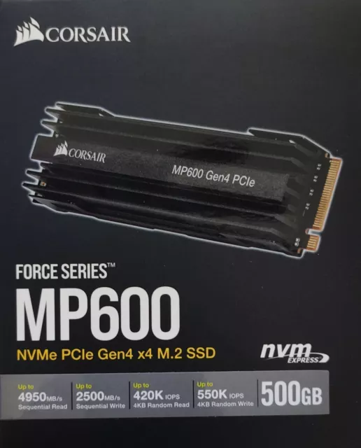 Corsair Force Series MP600 SSD - 500 Go -M.2 NVMe PCIe4 x4