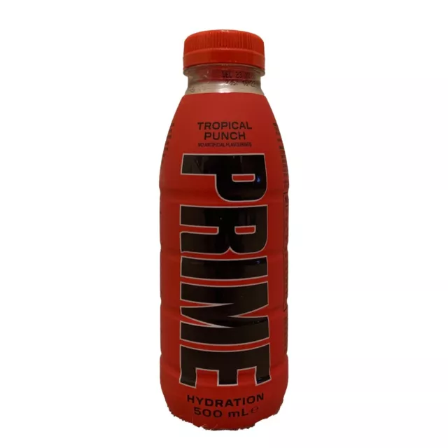 Red Tropical Punch Prime Hydration Drink von Logan Paul & KSI