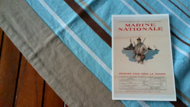 Carte postale militaire -MARINE NATIONALE- MARINS-ENGAGEZ VOUS-guerre-1924!