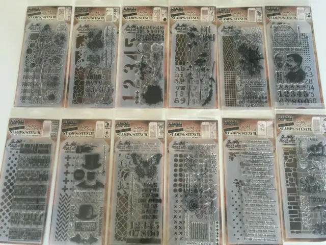 Tim Holtz Stampers Anonymous Rubber Cling Stamp Set YOU PICK New