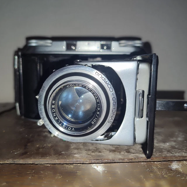 Appareil photo 6x9 Voigtländer Rollfilm avec obturateur Compur Appareil photo 6x9 Voigtländer Rollfilm avec obturateur Compur