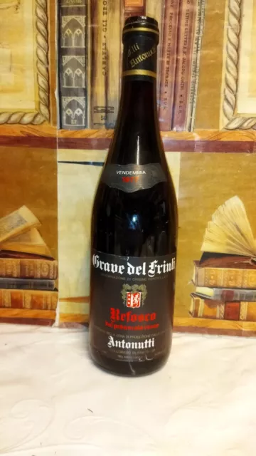 Vino 1977 Refosco del Peduncolo Rosso Grave del Friuli Antonutti 72cl 13%