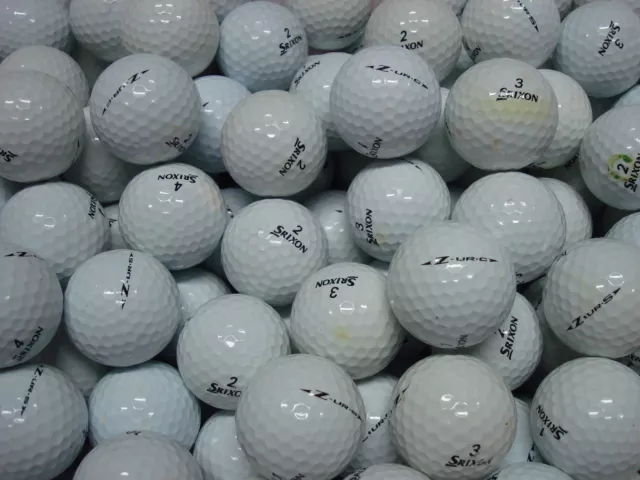 50 Srixon Z-Star, Z-Ur Palline Palle Da Golf Usate Cat. Aaa-Aa