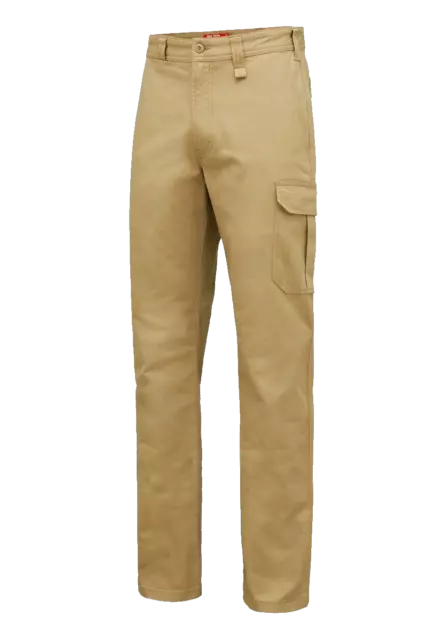 Hard Yakka Core Basic Cargo Stretch Cotton Drill Work Pants Tradie Y02597