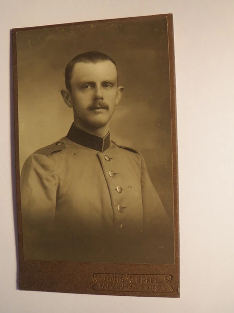 Würzburg - Soldat in Uniform - Regiment KB IR 9 / CDV