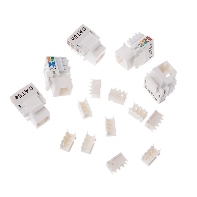 RJ45 ETHERNET CABLES Module Plug Connector RJ-45 Cable Office ...