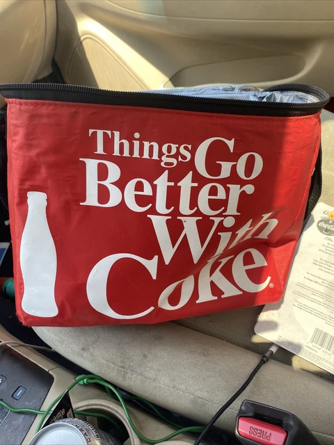 Things Go Better With Coke Coca-Cola 12 Can Cooler 11"x9"x6"