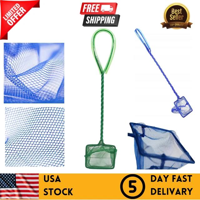 2 " Aquarium Fish catch tank net small, Durable & Strong, Fresh and Salt Water