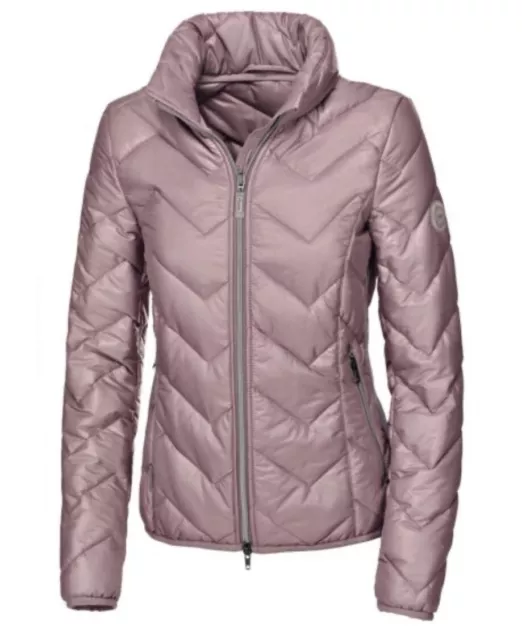 Pikeur Tabia Jacket Quilted Jacket Mauve Size 38 Uk 10 VGC