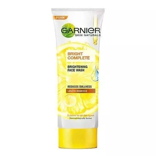 Garnier Bright Complete Fairness Face Wash For All Skin Types 50 Gram Free Ship