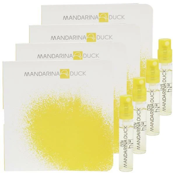MANDARINA DUCK perfume 1,6ml Eau De Toilette –4pcs mini carded spray sample vial