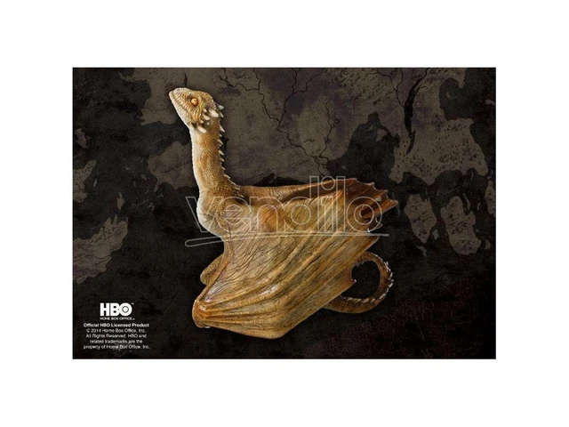 McFarlane Dragons – Il Trono Di Spade – Viserion (Frostbite) Gold Label – Figura 22,8 Cm Con Ali Articolate E Fuoco Blu - 2