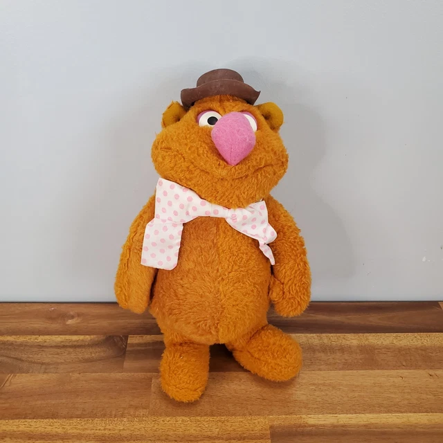 Vintage Muppets Fozzie Bear Plush 14" Fisher Price 70s Toy Doll Jim Henson 1976