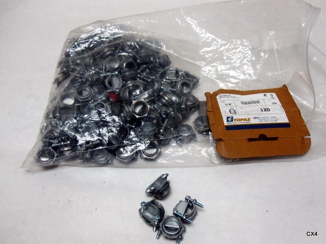 200pk 3/8 NM Non Metallic Electrical Cable Clamp Connector Conduit