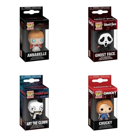 Funko Pop! Keychain Chucky – Schlüsselanhänger, Vinyl-Figur, Horror-Sammlerstück, Ca. 11,8 Cm