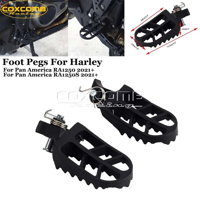 Foot Pegs Pedal Rests Steps Footpeg for Harley Pan America 1250 S RA1250S Motor