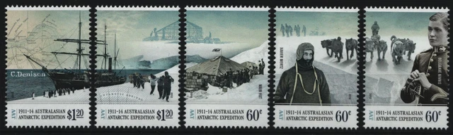 AAT / Austral. Antarctica 2012 - Mi-No. 203-207 ** - MNH - Expeditions