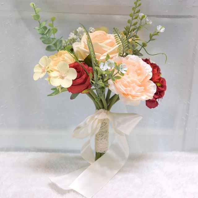 Fake Flower No-watering Fine Workmanship Multi-use Small Assorted Aesthetic Faux