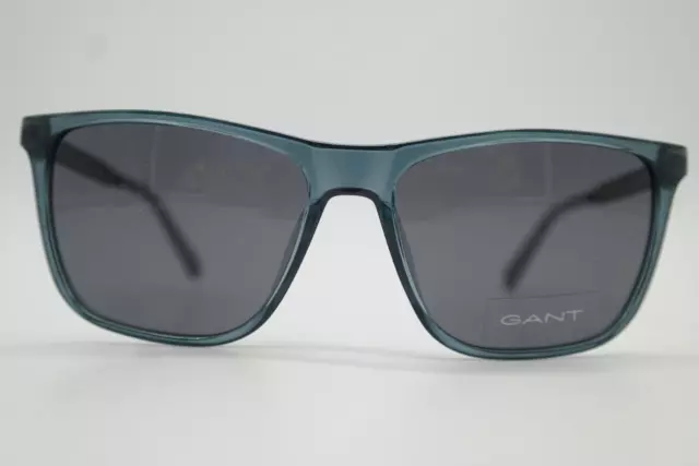 Occhiali da Sole GANT GA7189 Blu Argento Ovale Occhiali Nuovo