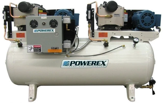 AIR COMPRESSOR POWERX OPEN SCROLL OILLESS 10 HP 1-Phase 208/230VAC 145 -PSI