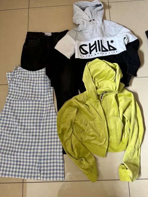 Bundle - Girls Clothing - Aged 10-11 - 4 Items - Jeans, Hoodie, Dress etc