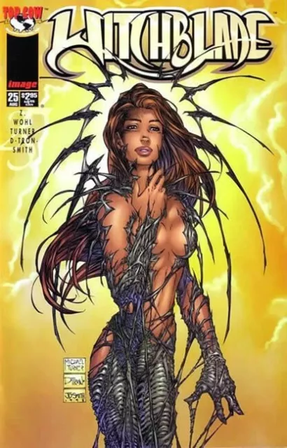 WITCHBLADE #25 (1998) NM, Sara Pezzini, MICHAEL TURNER CVR Top Cow Image Comics