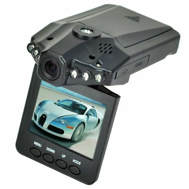 Mini Dvr Per Auto Telecamera Portatile Led Infrarossi Full Hd Sd Schermo Lcd 2,5