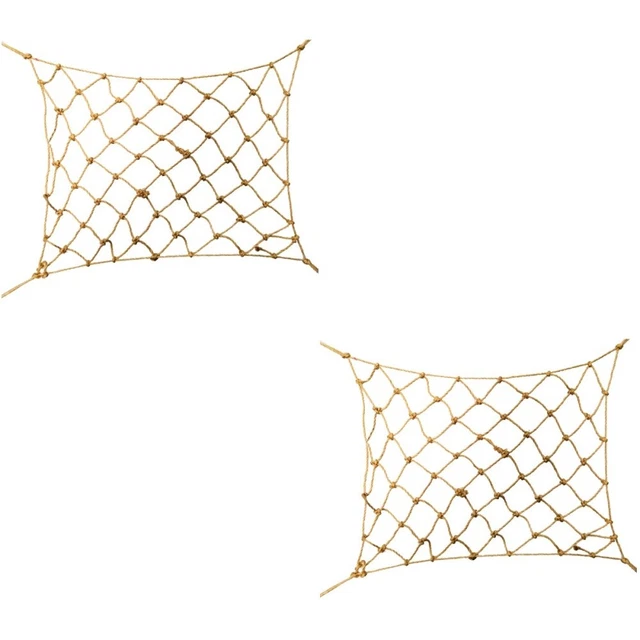 2x Vogel Käfig Kauen Spielzeug Papagei Vogel Klettern Net 8