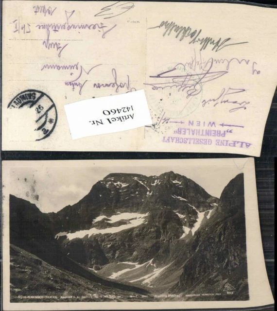 142460,Schladminger Tauern Golling Hütte 1930