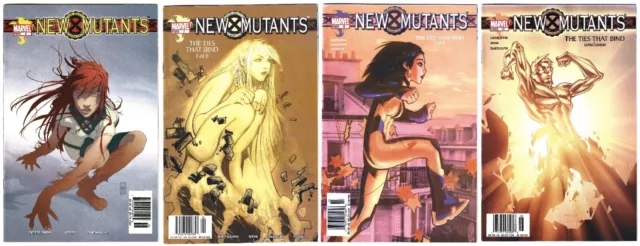 New Mutants Vol 2 (2003 Marvel) #6, 7, 9, 12 Scarce Newsstand Comic Lot