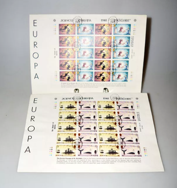 Briefmarken FDC , Jersey Mi.Nr. 253/254/255/256,Ersttagssondersstempel 1980