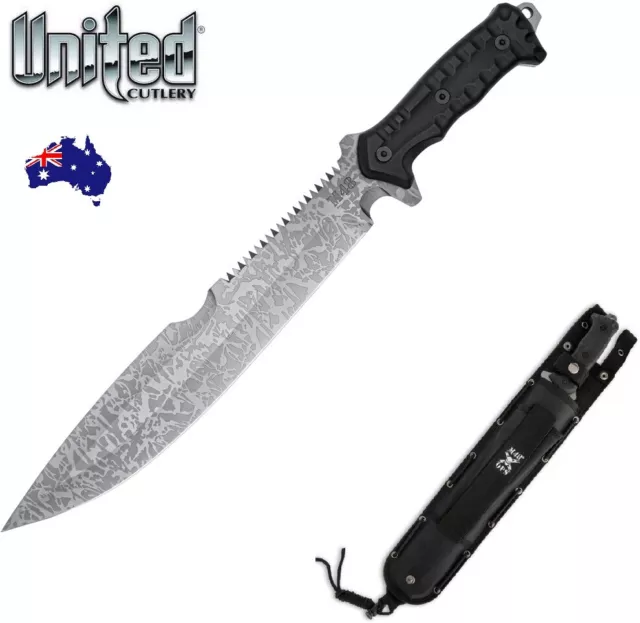 United Cutlery M48 Combat Machete Gen Ii Uc3488 Fixed Blade Knife + Sheath!