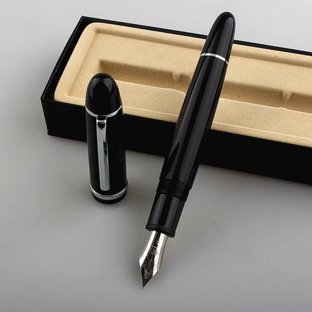 Retro Jinhao X159 Screw Cap Acrylic Fountain Pen w/ 0.5mm Fine Nib Writing Gift