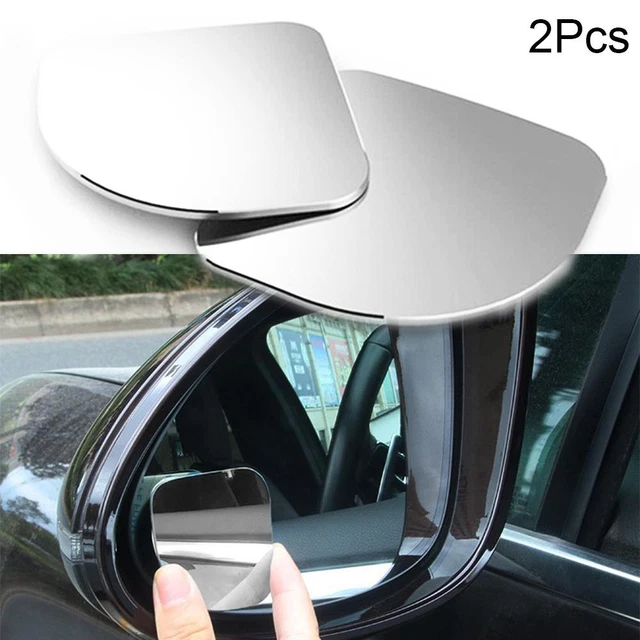 Adjustable Wide Angle 360 Degree Rotation Blind Spot Mirror HD Glass Convex