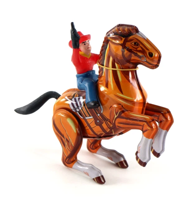JOUET ANCIEN MÉCANIQUE Rodeo Cowboy ALPS Japan en boite JOJA EUR 100,00 - FR