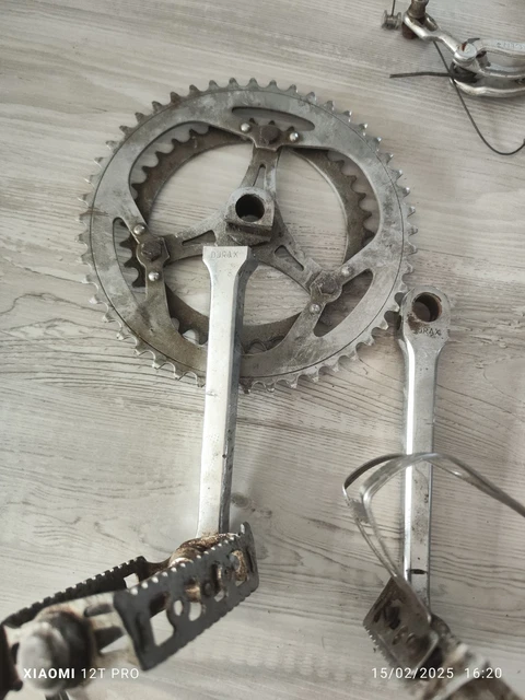 Pédalier Double DURAX CYCLO 48/36 Pour Vélo Randonneuse Ou Vintage - Occasion En Bon état