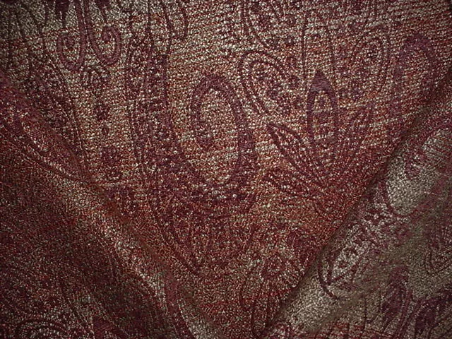 6-7/8 Lee Jofa / Kravet Forest Green Brown Persian Floral Ikat Upholstery Fabric