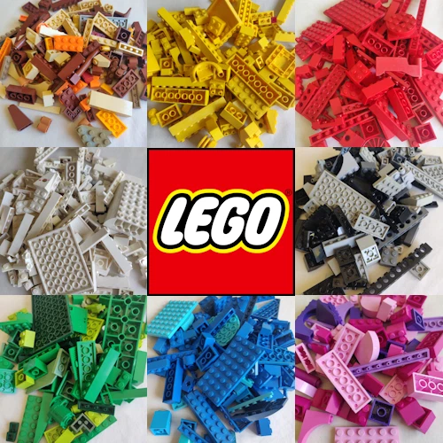 Lego Bundle 1kg-1000 pieces Bricks ! Choose your colour, weight and bricks