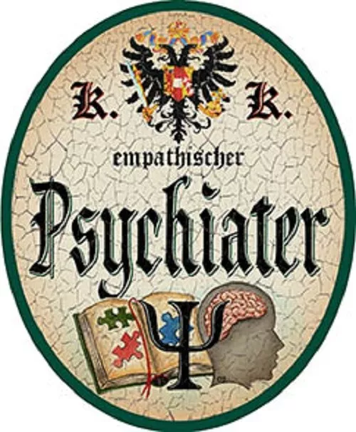 Psychiater + Nostalgieschild