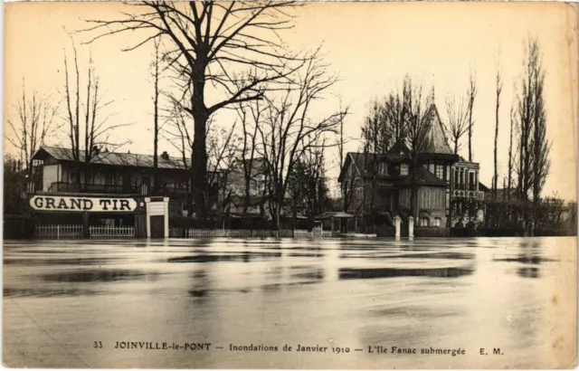 CPA AK Joinville le Pont L'Ile Fanac submergee FRANCE (1283483)