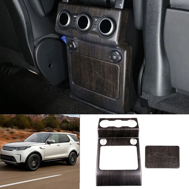 For Land Rover Discovery SHE 17-23 Oak Wood Grain Rear Air Vent Anti-Kick Panel