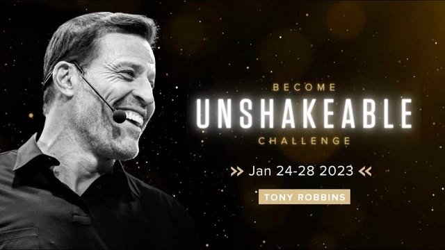 Tony Robbins - Become Unshakeable Challenge 2023 precio REG $595