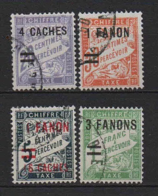 Inde - Colonie Française - 1928  - Tb Taxe 8 à 11 - Oblit - Used