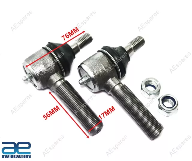 Track Tie Rod End Set 2 Front 2 Rear Massey Ferguson 35 135 S2u 3