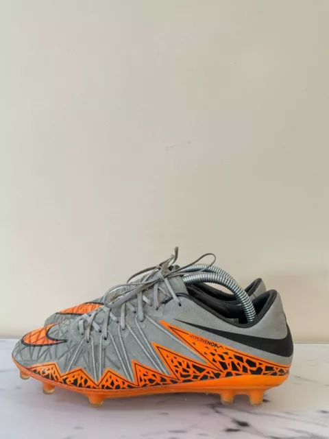 Nike Hypervenom Phinish FG ACC US 8 Gray Orange Soccer Cleats 2