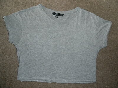 Grey Cropped T-Shirt From New Look 915 Age 12-13 Years
