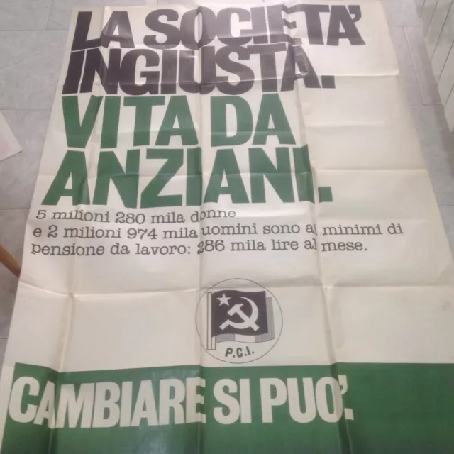 Manifesto politico elettorale originale